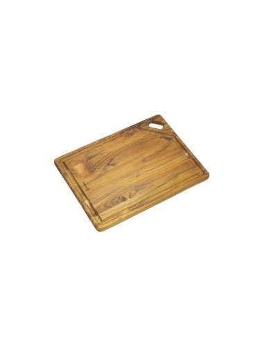 Planche à découper en teck STOLF 41 × 30,5 cm avec rigole