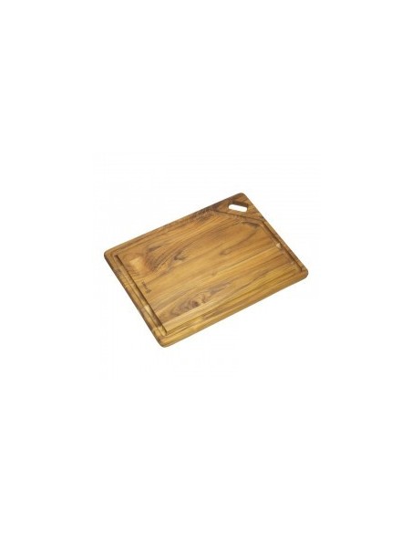 Planche à découper en teck STOLF 41 × 30,5 cm avec rigole