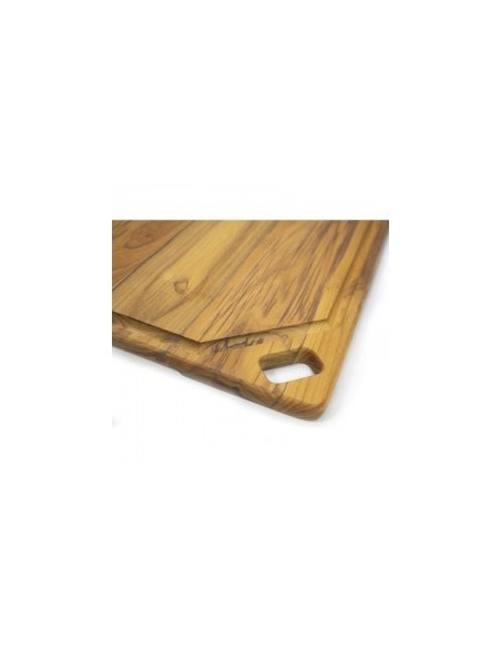 Planche à découper en teck STOLF 41 × 30,5 cm avec rigole
