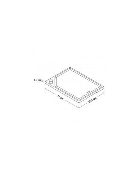 Planche à découper en teck STOLF 41 × 30,5 cm avec rigole
