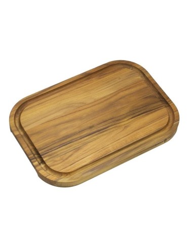 Planche à découper en teck STOLF 40 × 28 cm avec rigole