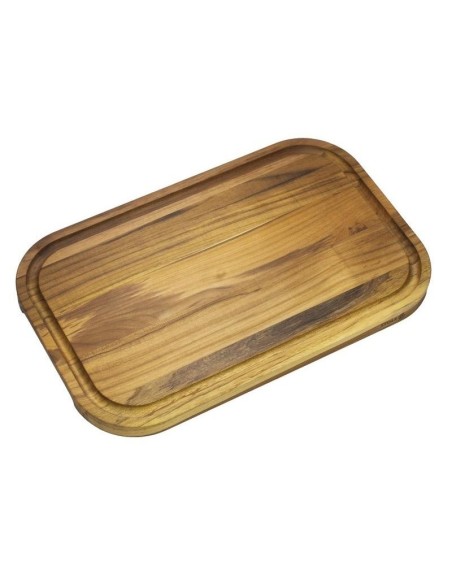 Planche à découper teck STOLF 48 × 30 cm avec rigole