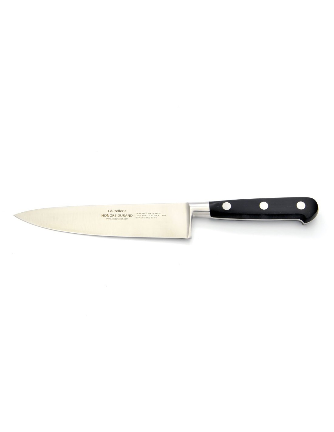 Couteau de chef 3 Claveles Forgé acier inox 15cm