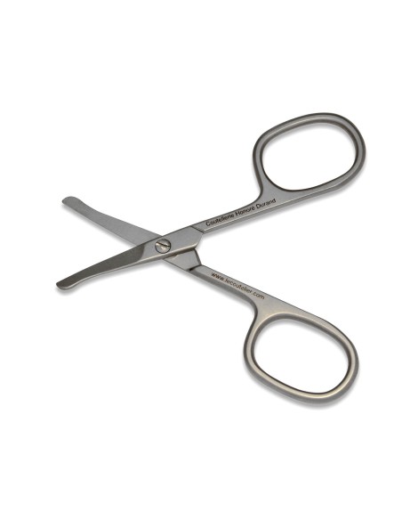 Ciseaux à nez, droits, à lentilles inox, 9.5cm