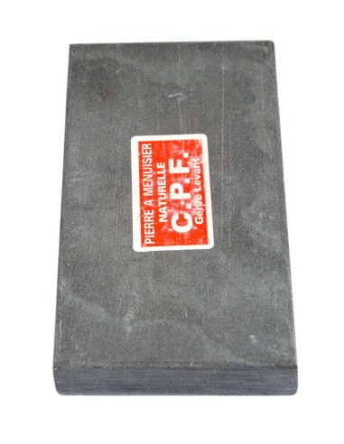Pierre à aiguiser naturelle pour menuisier, 14 cm