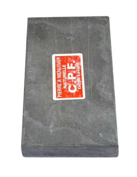 Pierre à aiguiser naturelle pour menuisier, 14 cm