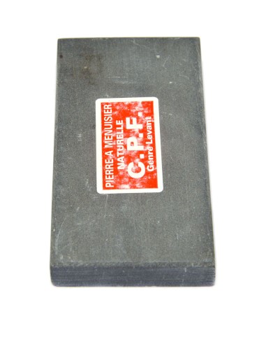 Pierre à aiguiser naturelle pour menuisier, 12 cm